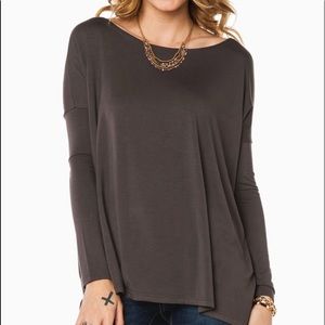 Dark Grey Long Sleeve Piko
